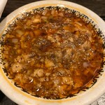 炎神 - サイドメニューの麻婆豆腐（+50円）