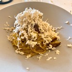 Le Louis XV-Alain Ducasse - ⑧ポルチーニとパルメザンチーズの自家製生スパゲッティ 生ポルチーニがけ