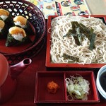 石臼蕎麦 安曇野 - 天むすの蓋、オープン