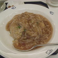 中国料理 翡翠宮 - フカヒレあんかけ炒飯
