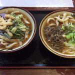 Teuchi Yamamoto Udon - 山菜うどんと肉うどん