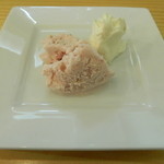 フラテッロ - デザート（この日はストロベリーアイス）