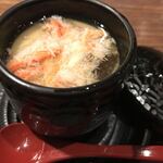 美食米門 - 【先付】すわい蟹の茶碗蒸し