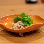 柚木元 - アナグマのバラ肉しゃぶしゃぶ 煎り酒