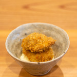 柚木元 - 山のカキフライ（熊の脳味噌フライ）自家製タルタルソース