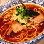 らぁ麺や 一晃亭 - トッピングのカイワレもイイ仕事してくれる