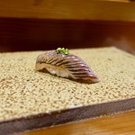 ［2019/10］寿司⑦ あじの握り ここでしか食べられない「のむらのあじ」