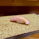 鮨匠 のむら - ［2019/10］寿司⑫ はがつお腹の握り ここからのむらならでの脂が乗った３貫が続きます