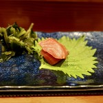 鮨匠 のむら - ［2019/10］酒肴⑦ 対馬産まぐろづけ 95kgもの