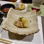 鮨匠 のむら - ［2019/10］酒肴⑧ ばしょうかじきの腹側