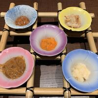 六献 品川店 - 珍味五種