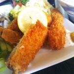 志賀坂 - エビ・アジ・白身魚の３種類が、サックサク……