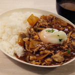 トンテキ食堂8 - ハッシュドポーク(850円)+チーズ(100円)+温玉(100円)