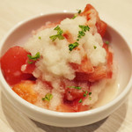 トンテキ食堂8 - トマトのサラダ(400円)