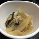魚たつ - カキフライ定食の小鉢
