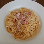 Cafe Charme - パスタセットのカルボナーラ　1,380円+税