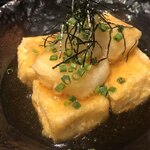 旬風満帆 初 - お餅と豆富の揚げ出し。