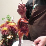 仁修樓 - 広東式ローストチキンのプレゼン