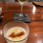 hikari-yurari - 突出しの玉ねぎのスープ！