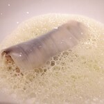 レフェルヴェソンス - 御包み～下仁田葱のルーラード、霜降りかますの炙りと北寄貝