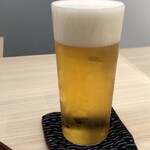 日本料理 久丹 - 最初は生ビール