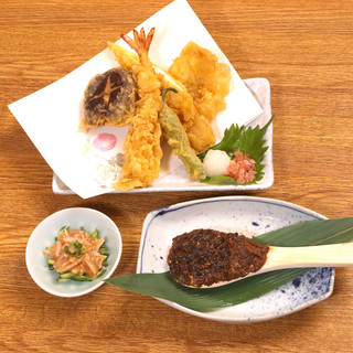 蕎麦とお愉しみいただける天婦羅