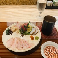 対馬のどぐろとイカ活き造り 博多 魚蔵 都ホテル店 - 