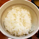 炭焼きハンバーグ 牛吉 - ご飯