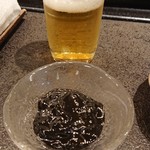 幸寿し - イカ墨のおつまみ