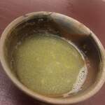 日本料理 久丹 - 蟹味噌の甲羅酒