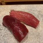 鮨 由う - ・岩手県大船渡産定置網 362kg 鮪赤身漬け
      ・岩手県大船渡産定置網 362kg 鮪中トロ
