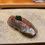 鮨 由う - 淡路湾産 釣鯵 あたりネギと