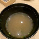鮨 由う - 味噌汁