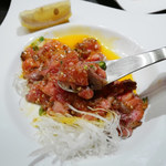 焼肉ぽんが - 炙りユッケ