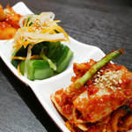 焼肉ぽんが - キムチ盛り合わせ