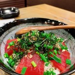 個室居酒屋 天然マグロ つな家 - 漬けマグロ丼