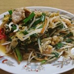 中華料理 西海 - ニラ炒め(ニラと玉子の炒め)