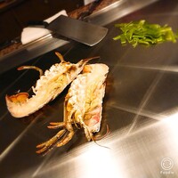 鉄板 かや乃 - まずは海老から！