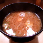 鮨処寿司大 - 味噌汁です。