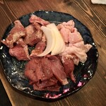 ハラミ   ハツ(もと＋はじ)  ガツ