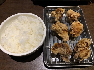 Genkiiemoto Ton - ご飯と唐揚げ