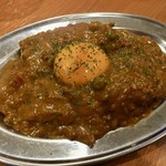 立ち飲み世界のこにし - 「キーマカレー」300円也。