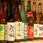 Nanaha SanNo Ten - こだわりの梅酒は全16種揃えております。