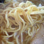 醤油専科 仙人掌 - チャーシューらーめん　麺