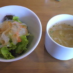 グリーンカフェ - サラダとスープ