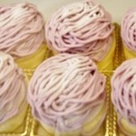 芳林堂 - 「紫いものモンブラン」\340です