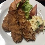 尾野旅館 - エビフライととんかつ