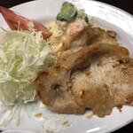 尾野旅館 - 生姜焼き