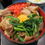 串鐵 - ・「日替わりランチ スタミナ丼(¥700)」のアップ。