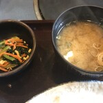 Shouki - 味噌汁と小鉢は前回と同じ